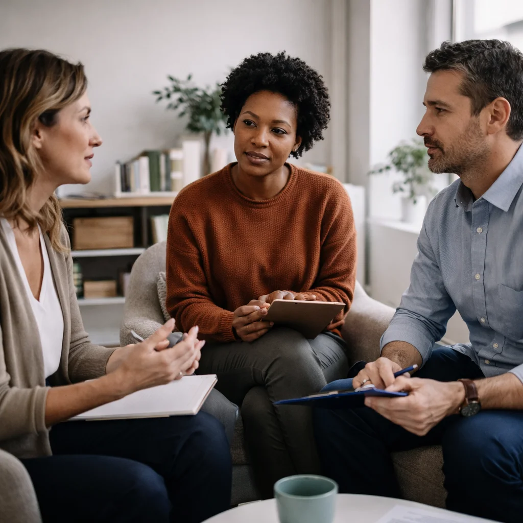 Multidisciplinary therapy mental health team support
